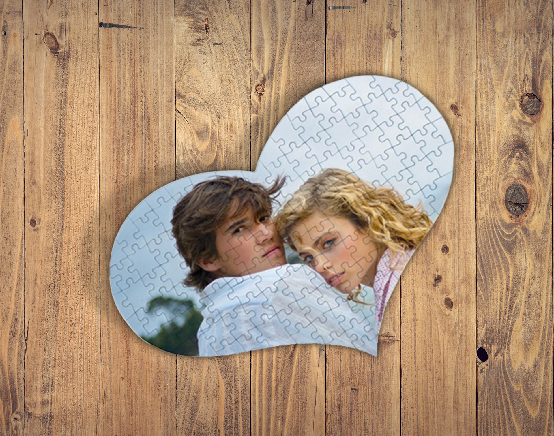 banner puzzle cuore